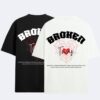 BROKEN COMBO OVERSIZED FIT TEES BLACK AND WHITE