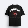 BROKEN OVERSIZED FIT TEES BLACK