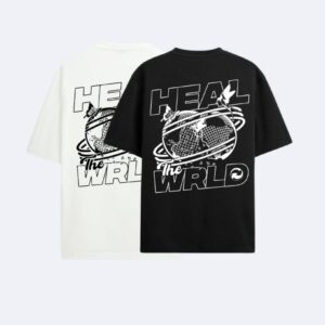 HEAL WRLD COMBO OVERSIZED FIT TEES WITHE