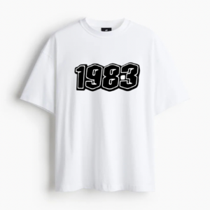 HEAVY WEIGHT  TESS  WHITE OVERSIZED FIT