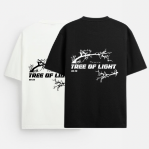 "Tree of Light Signature Oversized T-Shirt Combo | SS25 Collection – Twoois"