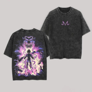 Limited Edition – Black Washed Oversized T-Shirt with Dragon Energy Graphic